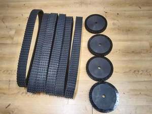 Courroie transporteuse en caoutchouc pour robot chenillé en caoutchouc pour tondeuse à gazon chenille escalade d'<span class=keywords><strong>escalier</strong></span> - Product Image 3