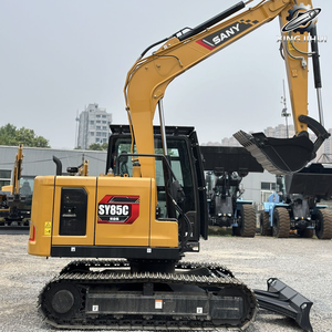 Excavadora de cadenas usada SANY 85, de segunda mano, marca original china, excavadora de cadenas pequeña de 8.5 toneladas, excavadora usada. - Product Image 3