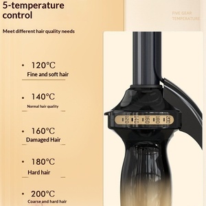 Fer à boucler électrique en titane pour boucles volumineuses, franges et permanentes Morgan, à ions négatifs, coiffage longue durée, sans dommages, usage professionnel en salon - Product Image 4