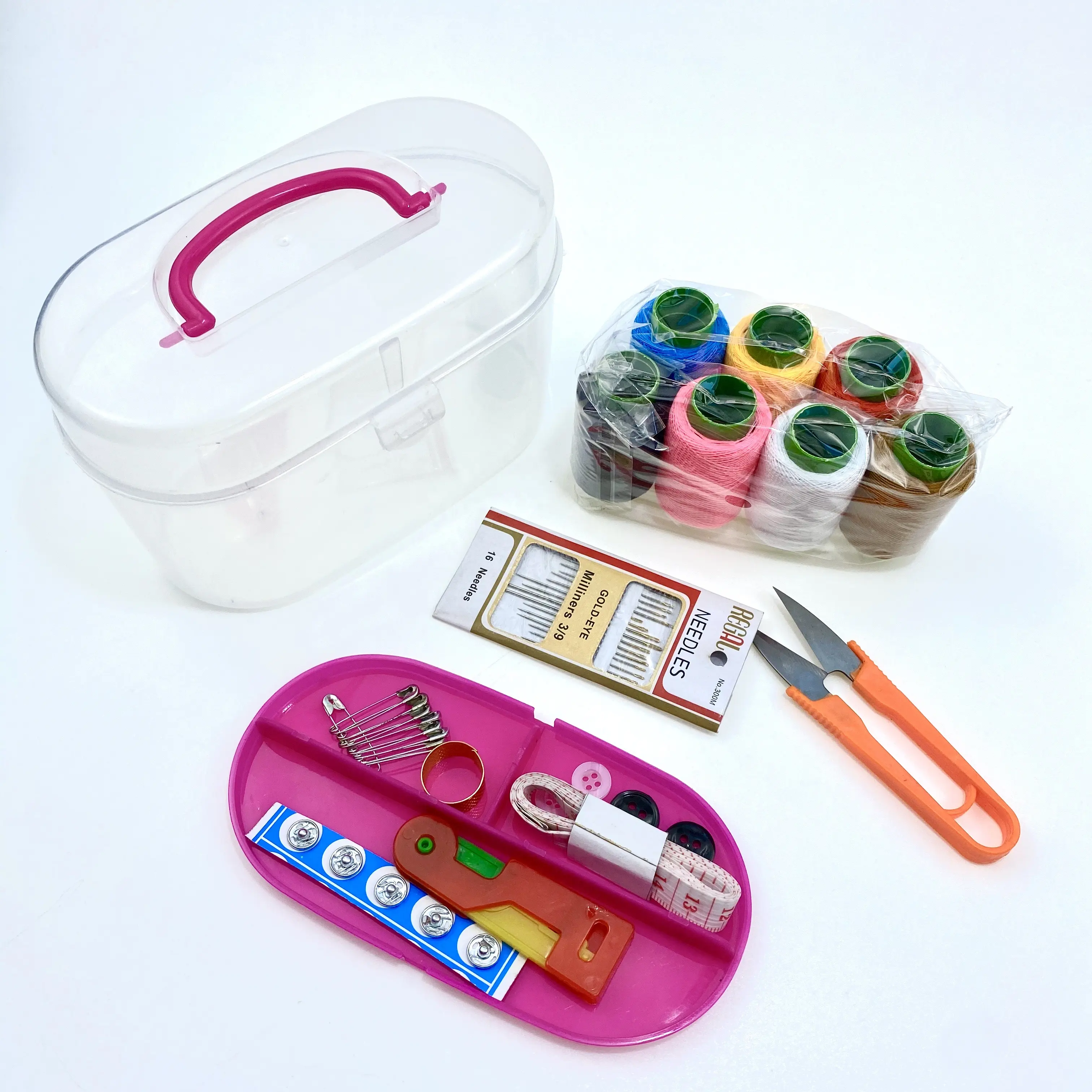 Traveler Beginners Sewing Kits for Adults Emergency JR.WHITE Deluxe Sewing Kit with 183 Premium Sewing Accessories College Students Kids Home Basic & Professional Sewing Needles and Thread