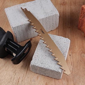 Lame de <span class=keywords><strong>scie</strong></span> <span class=keywords><strong>sabre</strong></span> HAP à pointe en carbure de 9 pouces pour la découpe de briques, blocs de ciment, maçonnerie et pierre, emballage blister - Product Image 5