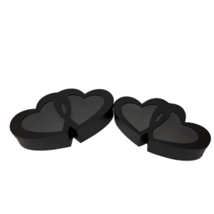 Spot (anpassbar) Hochwertige Doppelherz-Blumen <span class=keywords><strong>box</strong></span> <span class=keywords><strong>2</strong></span>-teilige Sets PVC-Fenster Herz-Geschenk <span class=keywords><strong>box</strong></span> Verpackungs <span class=keywords><strong>box</strong></span> zum Valentinstag - Product Image 3