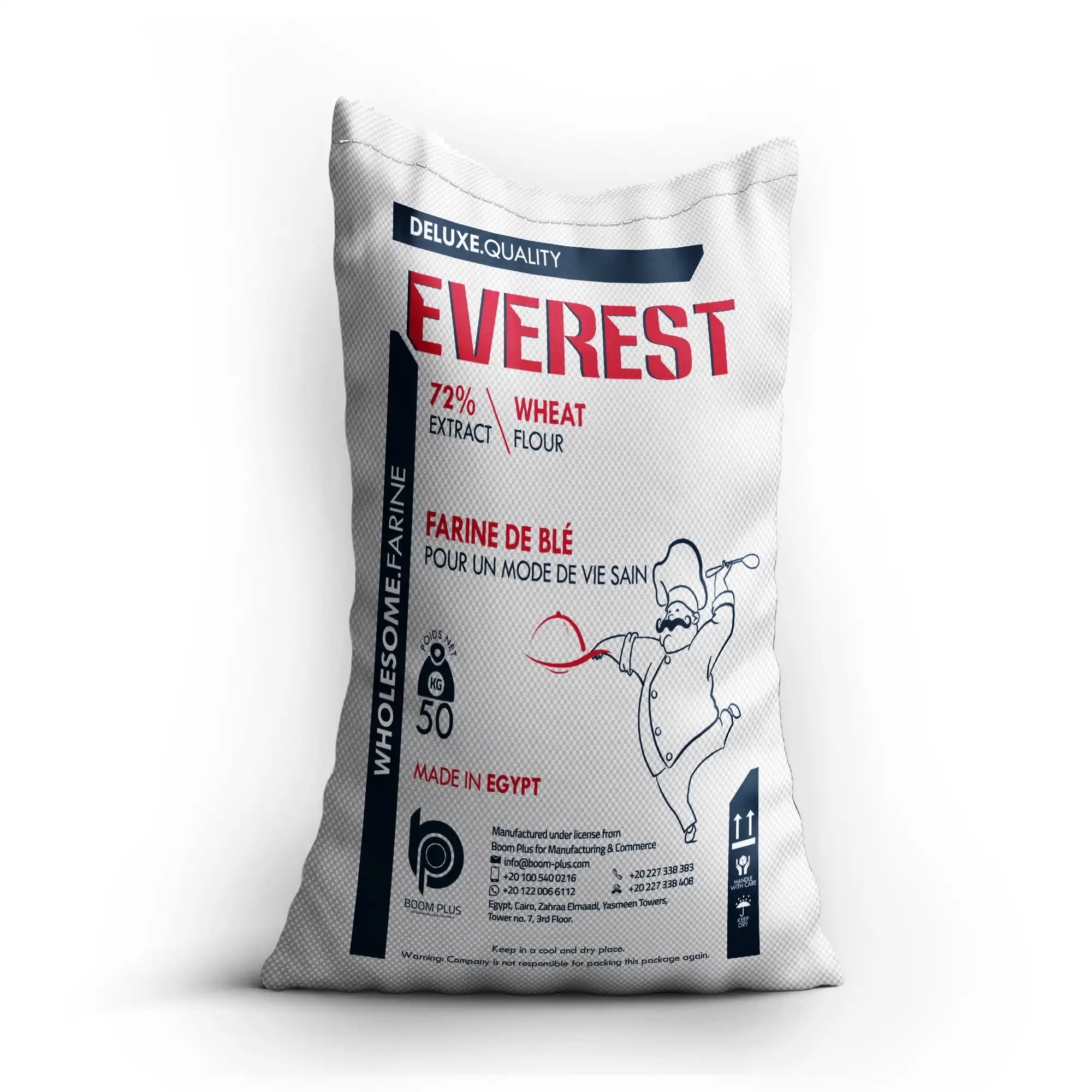 Everest — pain de farine de blé, 50 kg, qualité supérieure
