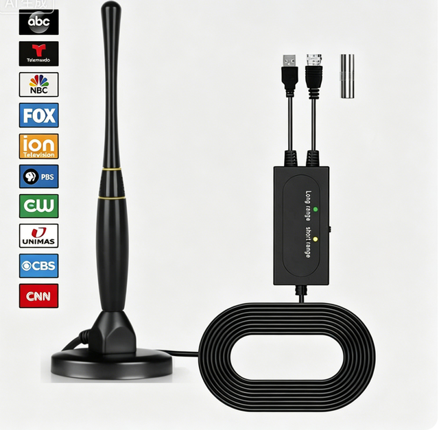 OEM DVB-T2 Indoor TV Antenna 4K 1080P HDTV UHF VHF Amplified Digital Signal Booster Long Range