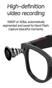 Lentes Inteligentes AI 3 G1 con Traducción en Tiempo Real, Resistentes al Agua IP67, Carga Magnética, Control por Aplicación, Marco de Poliuretano, Uso Ergonómico - Product Image 6