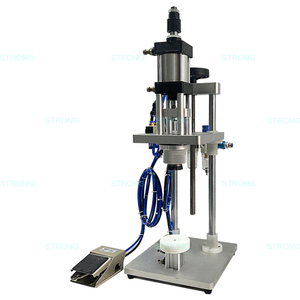 Machine à sceller les bouteilles en verre à roulement pneumatique, petite machine de capsulage pour flacons de parfum en verre - Product Image 3