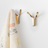 Porte-vêtements mural Daili en alliage de zinc avec crochets pour robes, hauts et vêtements, organisateur de placard avec barre de suspension