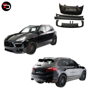 2011 2013 HM Kit carrozzeria stile normale paraurti anteriore paraurti posteriore con labbra laterali per <span class=keywords><strong>Cayenne</strong></span> <span class=keywords><strong>S</strong></span> GTS <span class=keywords><strong>Turbo</strong></span> 958.1 - Product Image 1