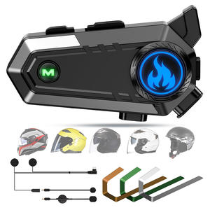 หมวก<span class=keywords><strong>ก</strong></span>ันน็อครถมอเตอร์ไซค์ C9หูฟังบลูทูธสูงถึง600เมตร/IPX6 1970ft <span class=keywords><strong>ก</strong></span>ันน้ำแบบเรียลไทม์ลำโพงอินเตอร์คอม2ทางชุดหูฟังสำหรับแชร์เพลง - Product Image 1