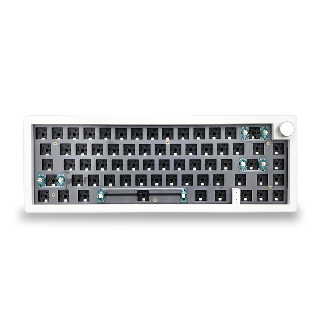 GMK67 Customized Mechanical Keyboard Kit Hot-Swappable BT 2.4G Wireless RGB Backlit Gasket Structure Keyboard 3-Mod