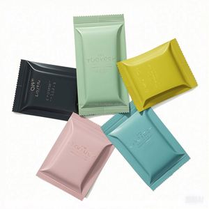 Pochette personnalisée imperméable biodégradable de 100 microns avec fermeture éclair, imprimée en héliogravure, avec logo personnalisé pour aliments, snacks, sucre, bonbons - Product Image 2