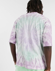 Fashionable Bulk Anti-pilling <b>Tie</b> Dye Printing Print Mens Oversized Tshirts Camisa De Hombres Demand t Shirt - Product Image 3