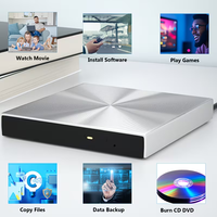 Unidad Óptica Externa USB 3.0 Ultrafina para Laptop, Grabadora de DVD, Lector/Grabador de CD/DVD para Computadora, Venta al Por Mayor