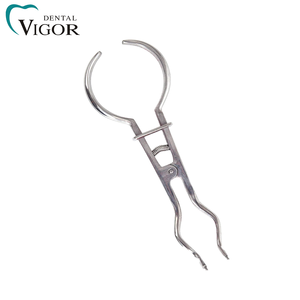 プロの歯科用ゴムダムキット、ステンレススチールクランプ付きコンプリートセット、フレーム & パンチ - Product Image 3