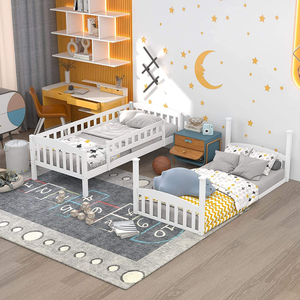 Estructura de <span class=keywords><strong>Cama</strong></span> Literas de Madera de Pino Maciza Moderna para Niños y Niñas al por Mayor - Product Image 6