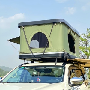 Tienda de techo de coche de camping 4x4 de alta calidad CE tienda de lona automática de carcasa dura para camión tipo de refuerzo recto para la venta - Product Image 2