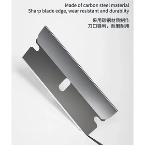 Grattoir à lame en métal pour voiture Colle Autocollant Enlèvement Fenêtre Verre Céramique <span class=keywords><strong>Four</strong></span> Hob Cleaner Outil de nettoyage ménager Raclette sale - Product Image 6