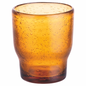 Bouteille d'eau en verre moderne et écologique UNICO, faite à la main, 325 ml, design Dulce De Leche - Product Image 1