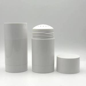 Envase de desodorante en barra giratorio personalizado de 30g 50g con tapas dosificadoras AS blancas, envase roll-on para crema corporal y lápiz labial - Product Image 1