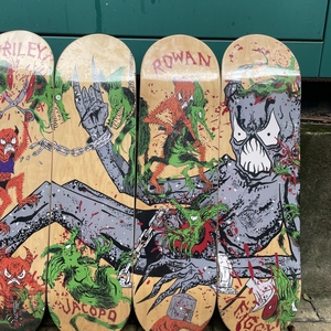 Planche de skateboard Baker T-Funk Riley ACOPD ROWAN TOXIC RATS 100% érable canadien Plus de tailles 7,75/8,0/8,25/8,375/8,5 pouces - Product Image 4