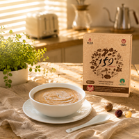 Alimento Saludable, Cereal Instantáneo Integral, Polvo Vegano para Reemplazo de Comidas, Bebida Natural para Suplemento Nutricional Dietético