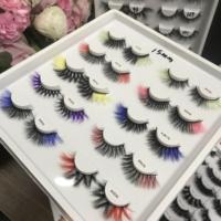 Faux Cils De Vison En Gros 5d Vendeurs Naturels Pleine Bande 3d Cils De Vison Cils Vegan Cils De Bande À Pointes Faux Cils