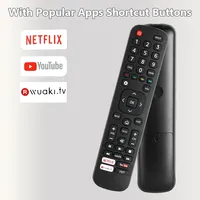 EN2AK27H pour Hisense Smart 4K TV télécommande avec boutons YouTube NETFLIX H43N5300 H43N5305 H55N5305