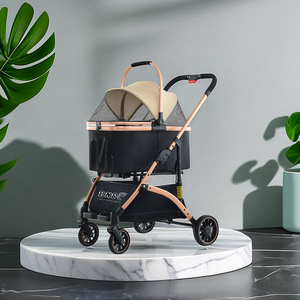 Evcil hayvan arabası hafif hızlı katlanır köpek arabası taşıma için taşınabilir kedi taşıyıcı veya köpek sandık seyahat dişli - Product Image 1