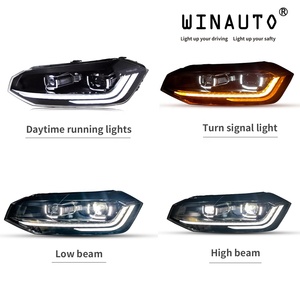 WINAUTO Plug Play gruppo faro LED DRL per <span class=keywords><strong>Volkswagen</strong></span> <span class=keywords><strong>POLO</strong></span> 2019 2020 <span class=keywords><strong>2021</strong></span> nuova generazione proiettore per una maggiore visibilità - Product Image 4