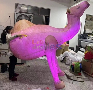 Costume d'animaux gonflables éclairés par Led costume de marionnette de <span class=keywords><strong>chameau</strong></span> <span class=keywords><strong>gonflable</strong></span> pour défilé - Product Image 2