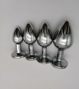 Venta al por mayor de fábrica <span class=keywords><strong>Anal</strong></span> Plug Sex Toy Joya de acero inoxidable Muestra gratis <span class=keywords><strong>Dildo</strong></span> de varios tamaños para sexo <span class=keywords><strong>anal</strong></span> - Product Image 1