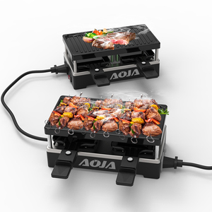 Parrilla Eléctrica de Contacto para el Hogar, <span class=keywords><strong>Plancha</strong></span> Eléctrica para Catering, Parrilla Japonesa de Mesa para Kebab y <span class=keywords><strong>Raclette</strong></span> - Product Image 6