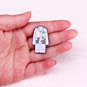 Bros mantel putih, aksesori lencana untuk dokter, para ilmuwan dan profesor hadiah bisnis promosi perusahaan Logo - Product Image 2