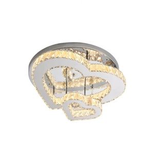 Recién llegado, luz colgante de boda en forma de corazón interior, lámpara moderna, luz de techo de cristal LED de lujo transparente - Product Image 6