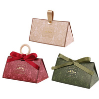 Mini boîtes cadeaux faites à la main pour mariage, décoration de mariage, petites boîtes à fleurs, chocolats, bonbons, gâteaux en papier pour les invités