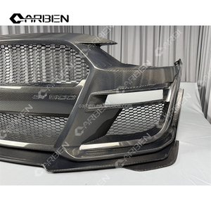 Pare-chocs avant en fibre de carbone de haute qualité de style GT500 pour <span class=keywords><strong>Ford</strong></span> <span class=keywords><strong>Mustang</strong></span> |   Compatible avec les modèles 2018-2023, mise à niveau et modification - Product Image 3