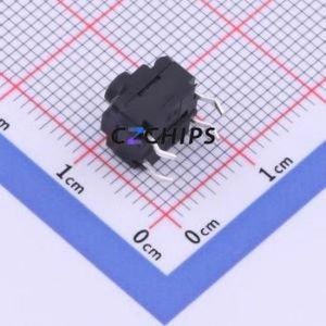 YTS1K0042GBT00 Tactile Switch Through hole Component (THT) Switch 2.5N 8mm 8mm 7mm - Product Image 2