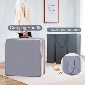 Gel Infused <strong>Memory</strong> <strong>Foam</strong> High Density Support Modern Queen Tri Fold Mattress with Travel <strong>Case</strong> Home Furniture - Product Image 4
