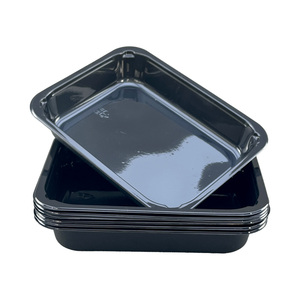 Barquette alimentaire CPET, compatible micro-ondes et four, avec logo personnalisé - Product Image 2