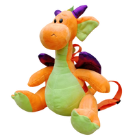2024 nouvel an bonbons sac à dos dragon en peluche sac à dos enfants cadeaux enfant en bas âge sac à dos personnalisé Dragon poupée chinois Dragon poupée