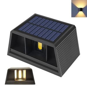 Lámpara de pared de jardín solar impermeable IP65 para exteriores, luz LED blanca cálida, funciona con pilas para PC para decoración de paisaje de Hotel <span class=keywords><strong>Villa</strong></span> - Product Image 2
