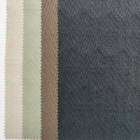 Tissu en cuir PU fin avec support tricoté 135GSM, toucher doux, anti-moisissure