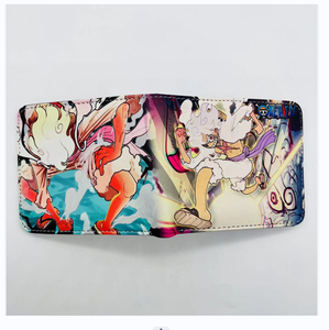 กระเป๋าสตางค์หนังลายลูฟี่ นิคา ขนาด 11.8*9 ซม. สำหรับผู้หญิงและผู้ชาย กระเป๋าสตางค์ PU หรูหรา ลายคอสเพลย์อนิเมะ พิมพ์สี <span class=keywords><strong>HD</strong></span> กระเป๋าใส่บัตรแบบสั้น - Product Image 3