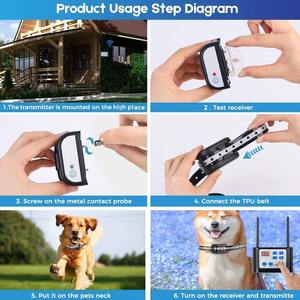 <strong>Wireless</strong> <strong>Dog</strong> <strong>Fence</strong> Electronic Pet Training <strong>Collar</strong> Dual Adjustable Range Control 100-990 ft Rechargeable Smart <strong>Dog</strong> Training Tools - Product Image 4