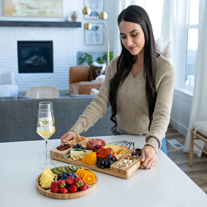 Nouvelles idées de produits 2024 planches à découper en gros pour <span class=keywords><strong>cuisine</strong></span>-ensemble de planches à découper en bambou Gadgets de <span class=keywords><strong>cuisine</strong></span> <span class=keywords><strong>cadeau</strong></span> personnaliser idées cadeaux - Product Image 5