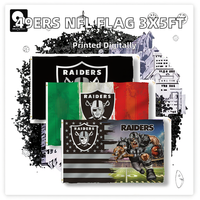Drapeau rectangulaire personnalisé 3x5 pieds NCAA Ohio, 100% polyester, impression numérique imperméable, avec mât en acrylique