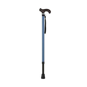 Bastón <span class=keywords><strong>de</strong></span> Caminar Premium Azul con Empuñadura <span class=keywords><strong>de</strong></span> Madera, Correa para la Muñeca, Base Antideslizante, Ayuda <span class=keywords><strong>de</strong></span> Movilidad para Hombres y Mujeres Mayores, Equipo para Viajes Diarios al Aire Libre - Product Image 2
