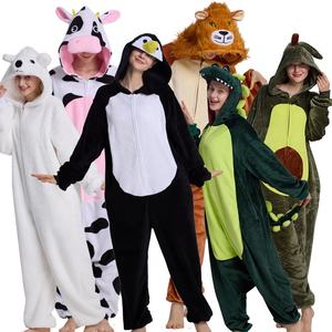 <span class=keywords><strong>Pijama</strong></span> Kigurumi de Panda de Forro Polar Térmico Suave y Divertido para Mujer y Hombre al por Mayor, <span class=keywords><strong>Pijama</strong></span> de Una Pieza a Juego para la Familia, <span class=keywords><strong>Disfraz</strong></span> Unisex para Casa - Product Image 3
