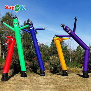 Sayok Marionnette gonflable personnalisée en forme d'épouvantail, danseur aérien, ballon gonflable avec souffleur - Product Image 6