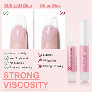 Colla per Unghie Rosa Personalizzata 2g, Più Forte e Duratura, per Decorazione Unghie, Preferita da Molti Signori - Product Image 3